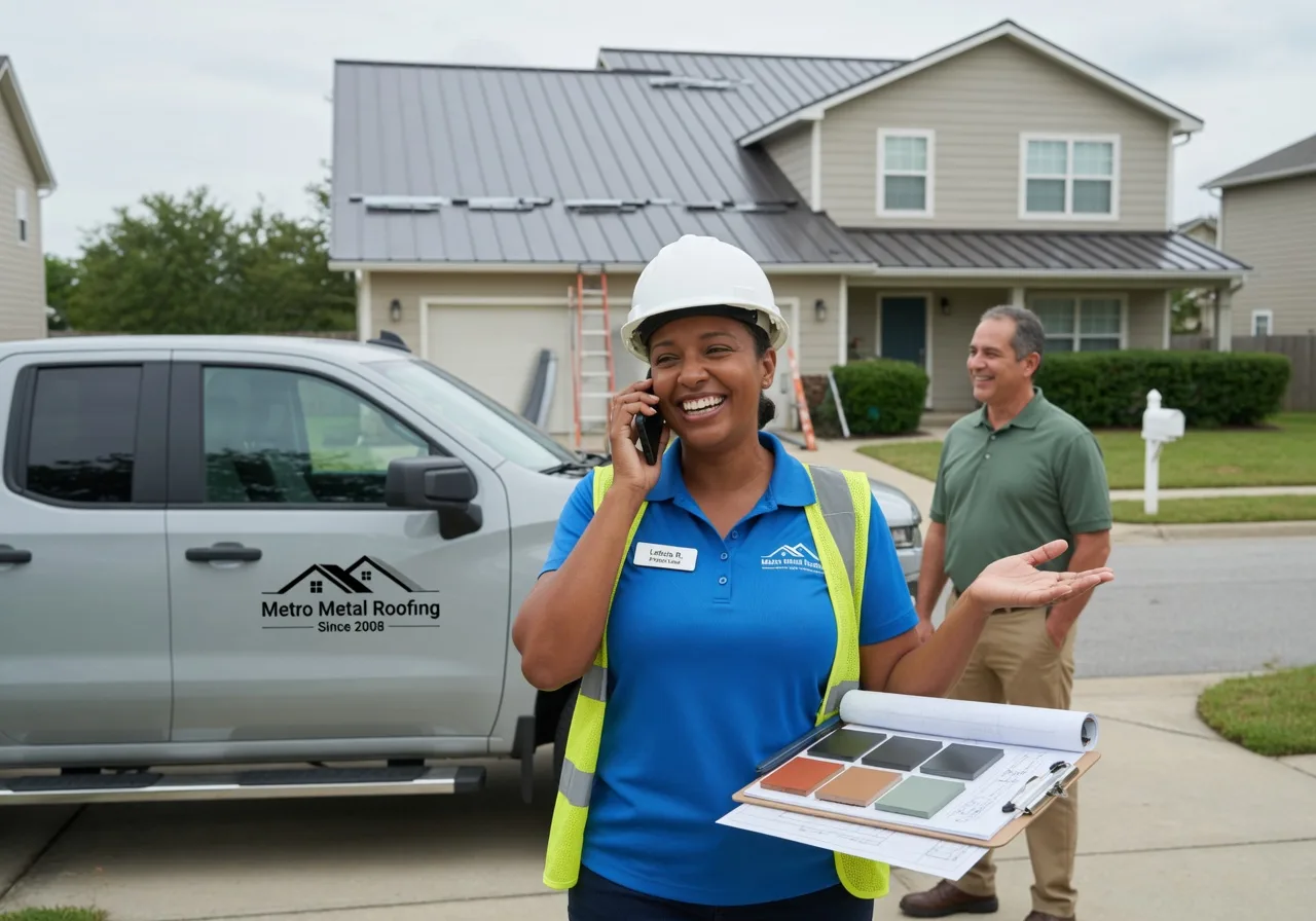 Storm Damage Metal Roof Repair in Del Rio, TN